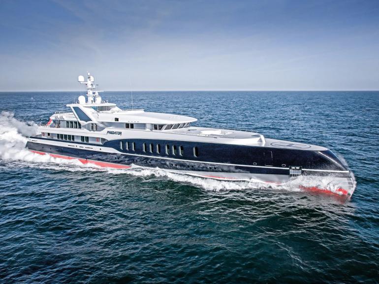 Feadship De Vries De Voogt Naval Architects custom Dutch motor yacht Predator for sale