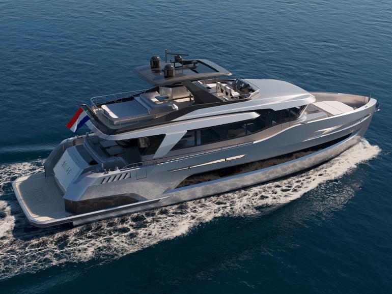 Holterman Shipyard Xtreme 78 Fly Bernd Weel Design Dutch motor yacht Boost for sale