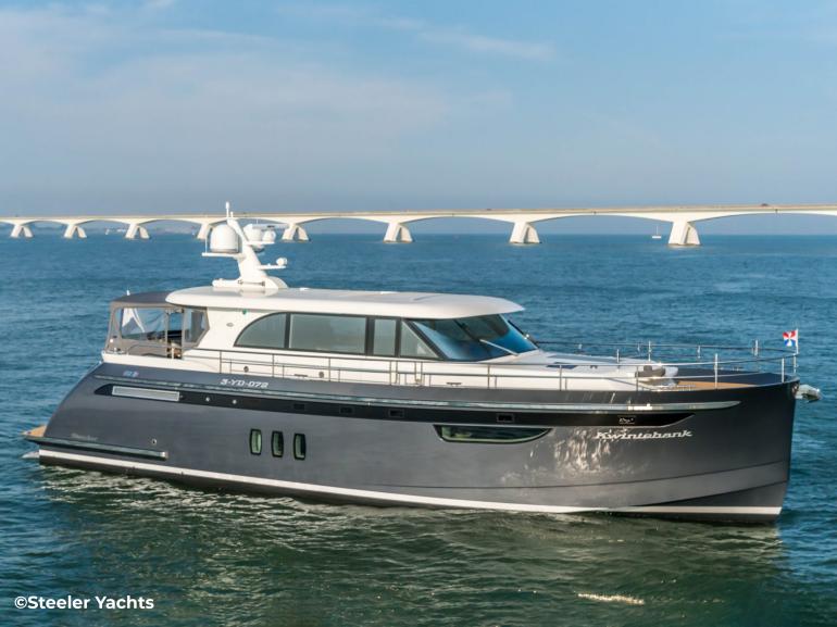 Steeler yachts 61 s performance dutch motor yacht Kwintenbank for sale