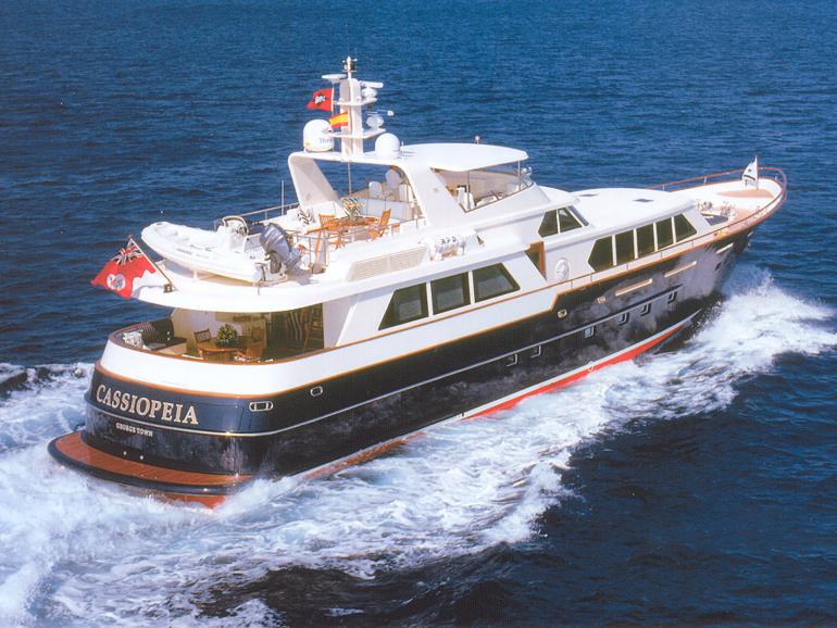  Holland Jachtbouw Langan Design Partners custom dutch motor yacht Anjilis for sale