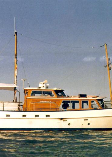 Kok Vinkeveen Henk Tingen Custom dutch motor yacht Shamrock for sale