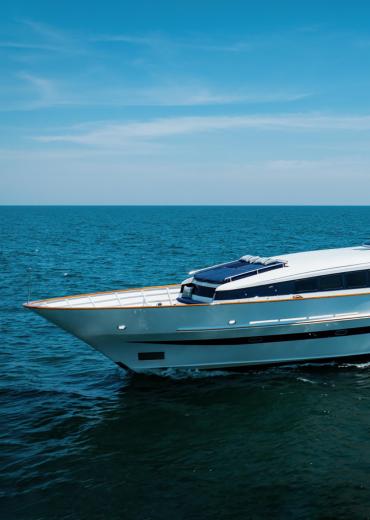 Oceanco Gerhard Gilgenast Custom dutch motor yacht Caprice for sale