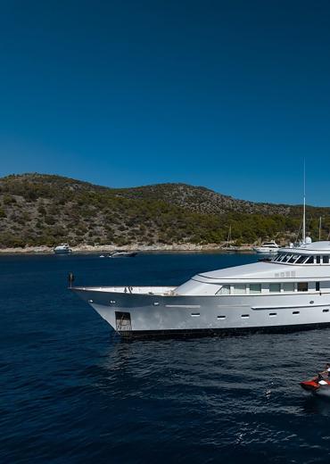Feadship van lent de voogt naval architects custom dutch motor yacht Kassandra for sale